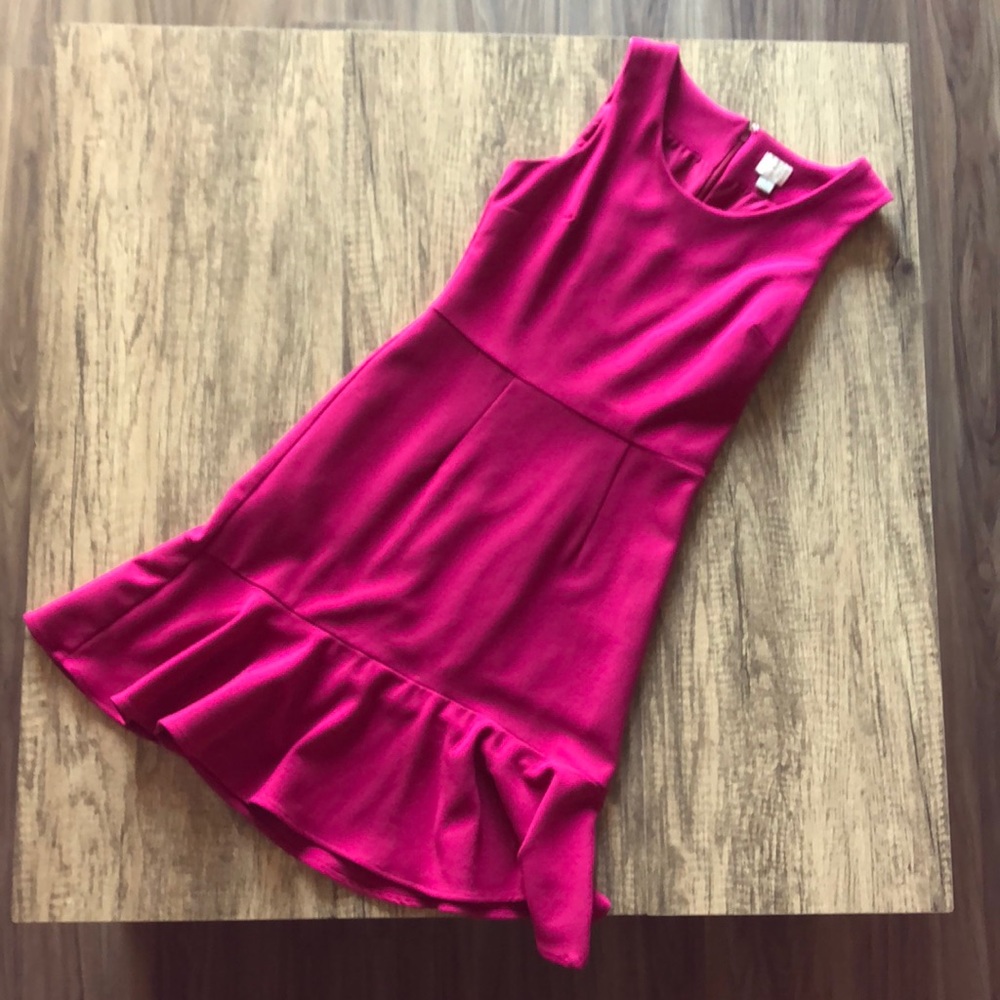 Pink A New Day Work Dress with Fit and Flare